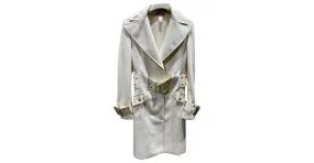 Abrigo de lana vintage de Versace Crudo 