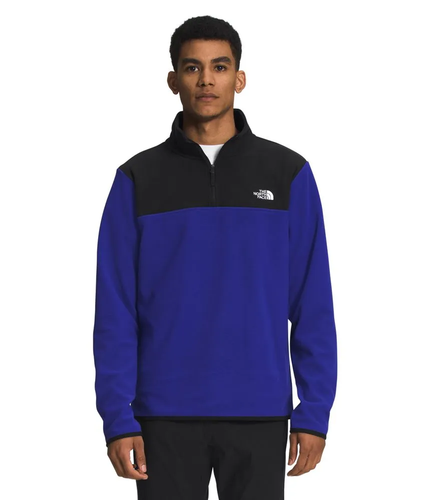 Buzo Para Hombre Tka Glacier 1/4 Zip Polar Color Azul The North Face
