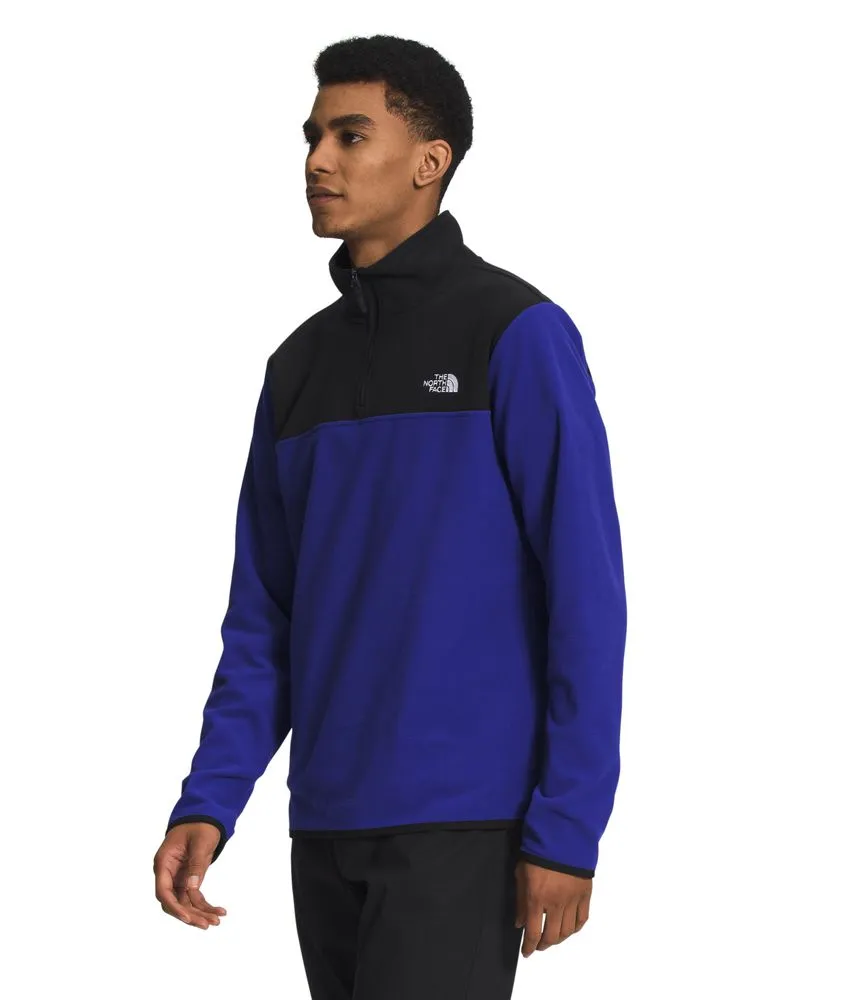 Buzo Para Hombre Tka Glacier 1/4 Zip Polar Color Azul The North Face