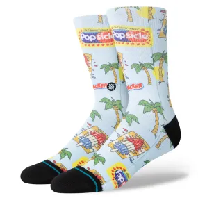 Calcetines Stance: Pops Crew (Light Blue)