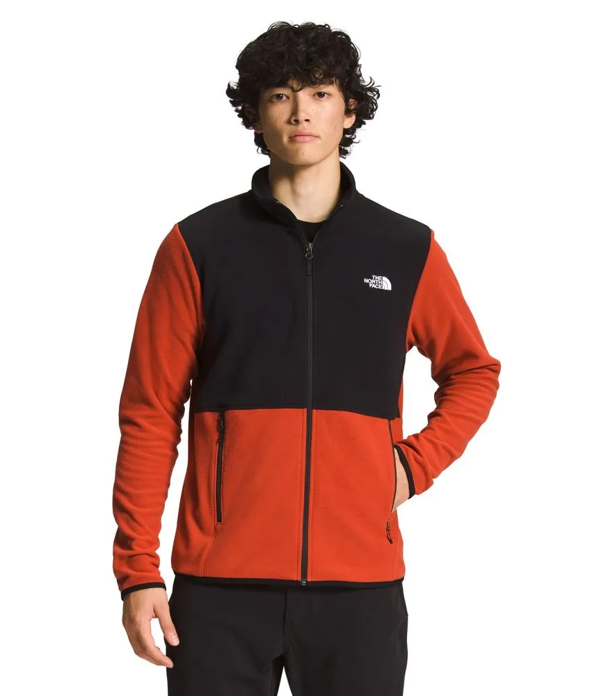 Chaqueta Tka Glacier Full Zip Polar Naranja Hombre The North Face