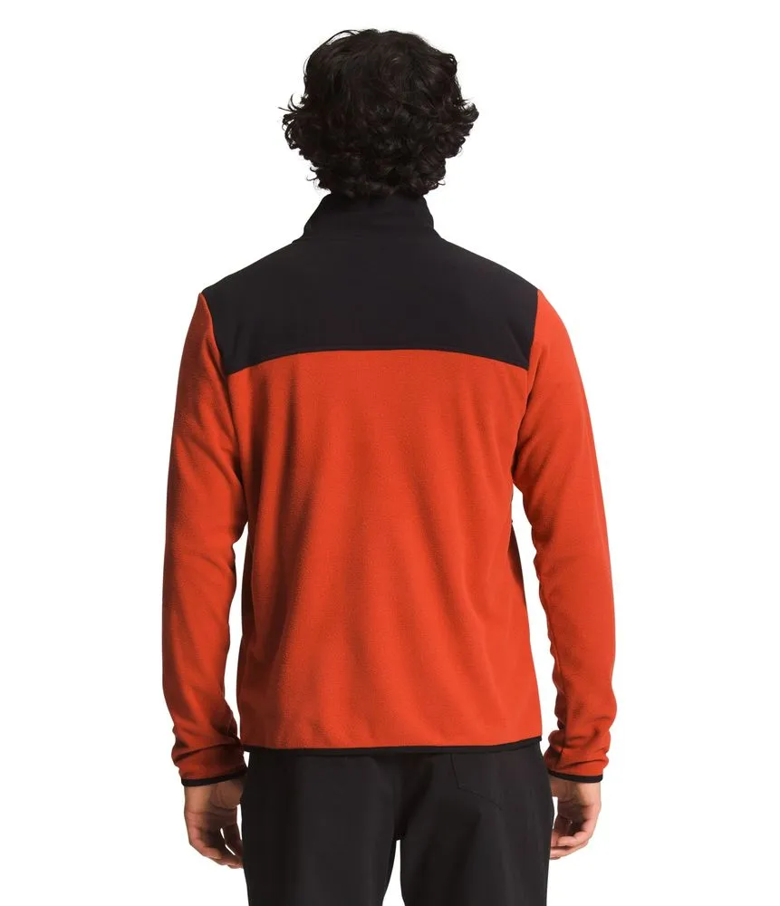 Chaqueta Tka Glacier Full Zip Polar Naranja Hombre The North Face