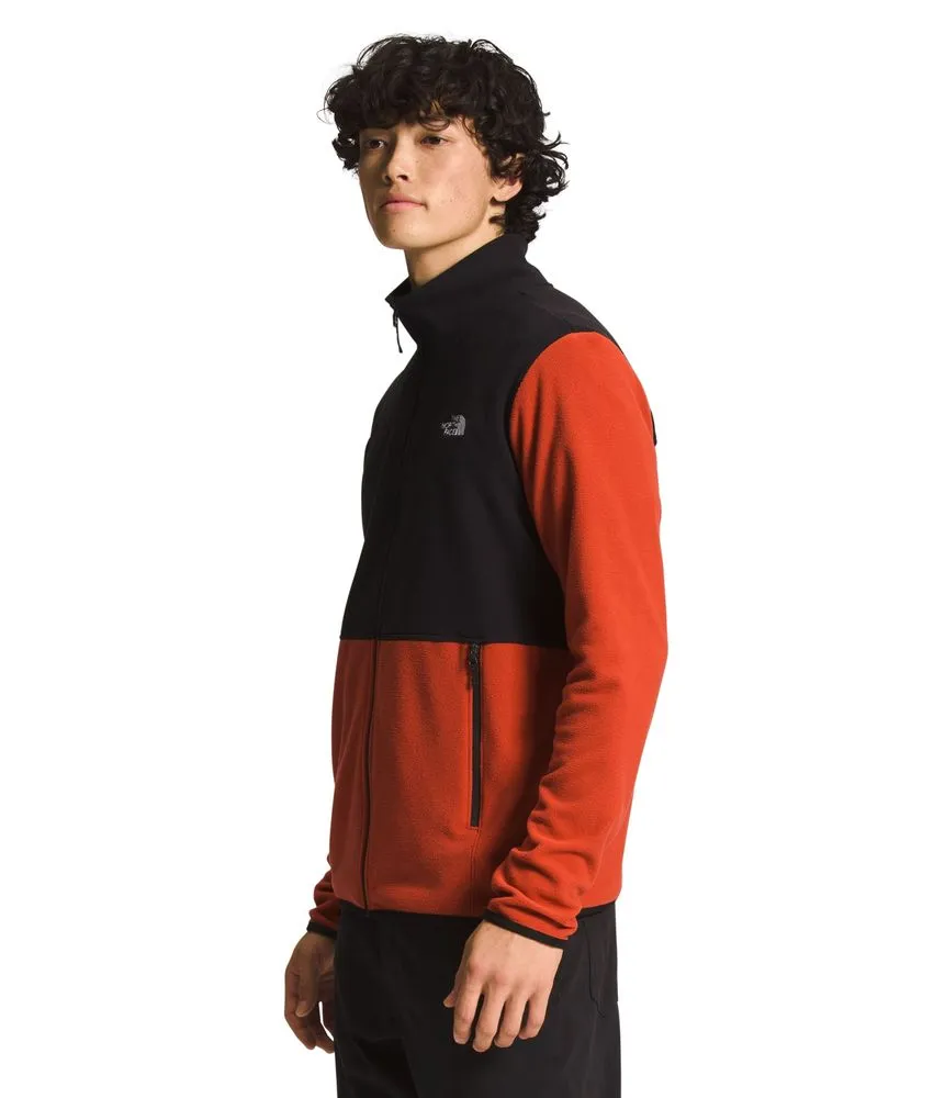 Chaqueta Tka Glacier Full Zip Polar Naranja Hombre The North Face