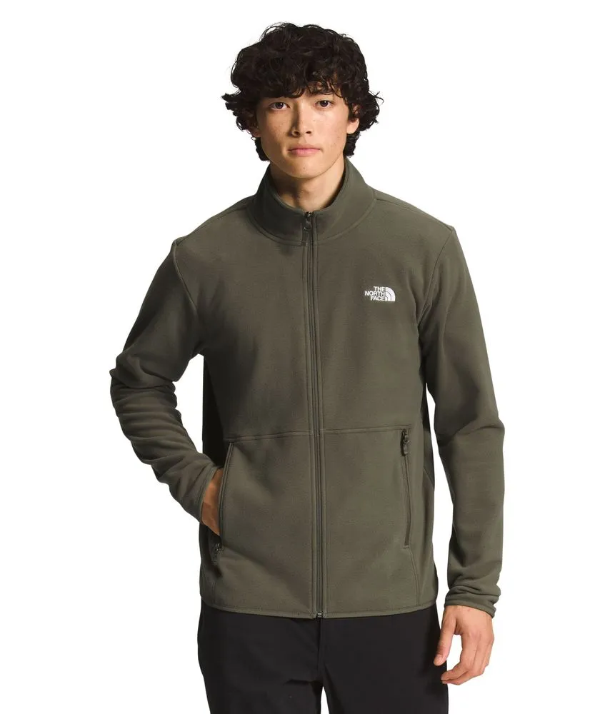 Chaqueta Tka Glacier Full Zip Polar Verde Hombre The North Face
