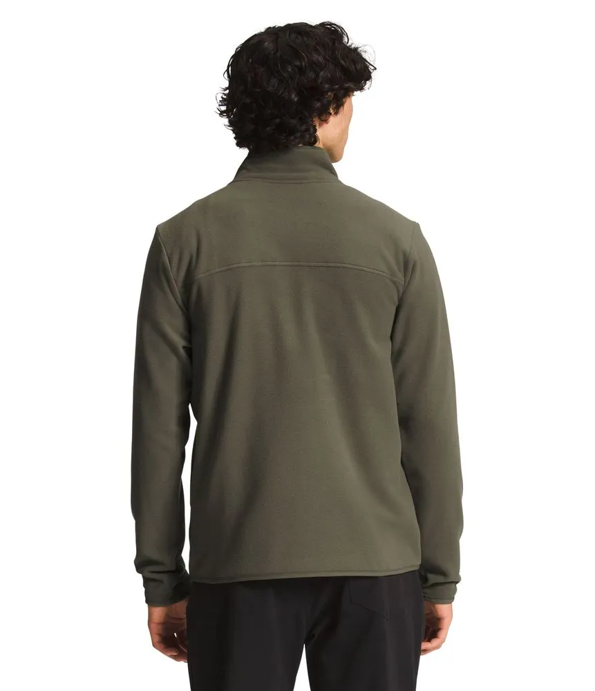 Chaqueta Tka Glacier Full Zip Polar Verde Hombre The North Face