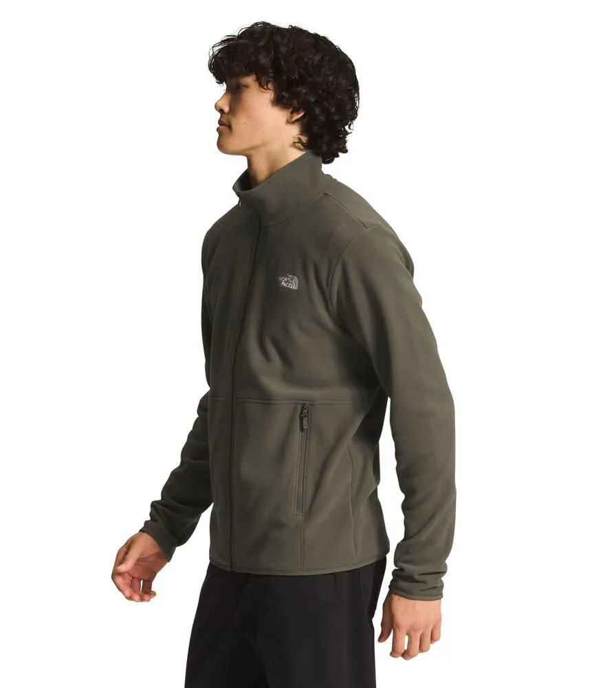Chaqueta Tka Glacier Full Zip Polar Verde Hombre The North Face