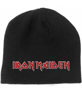Iron Maiden: Logo Gorro de lana Beanie hat Licencia Oficial IMBEAN04B