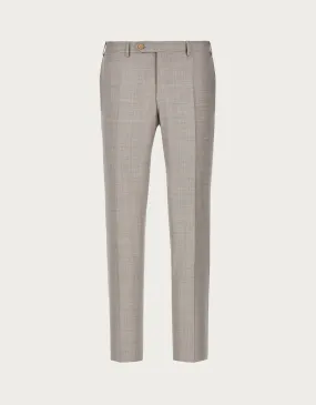 Pantalones de lana 150's natural 