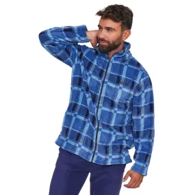 Parka Polar Muydemi en Coralina a cuadros mod. Blue Forest