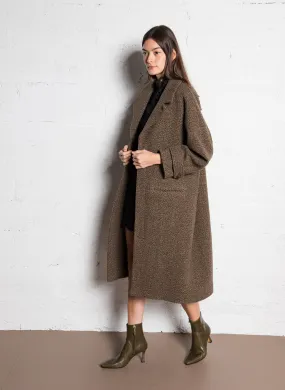 SOEUR BRIGHTON - Abrigo de lana en marron