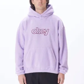 Sudadera Obey: Daily Polar Fleece Hood (Digital Lavender)